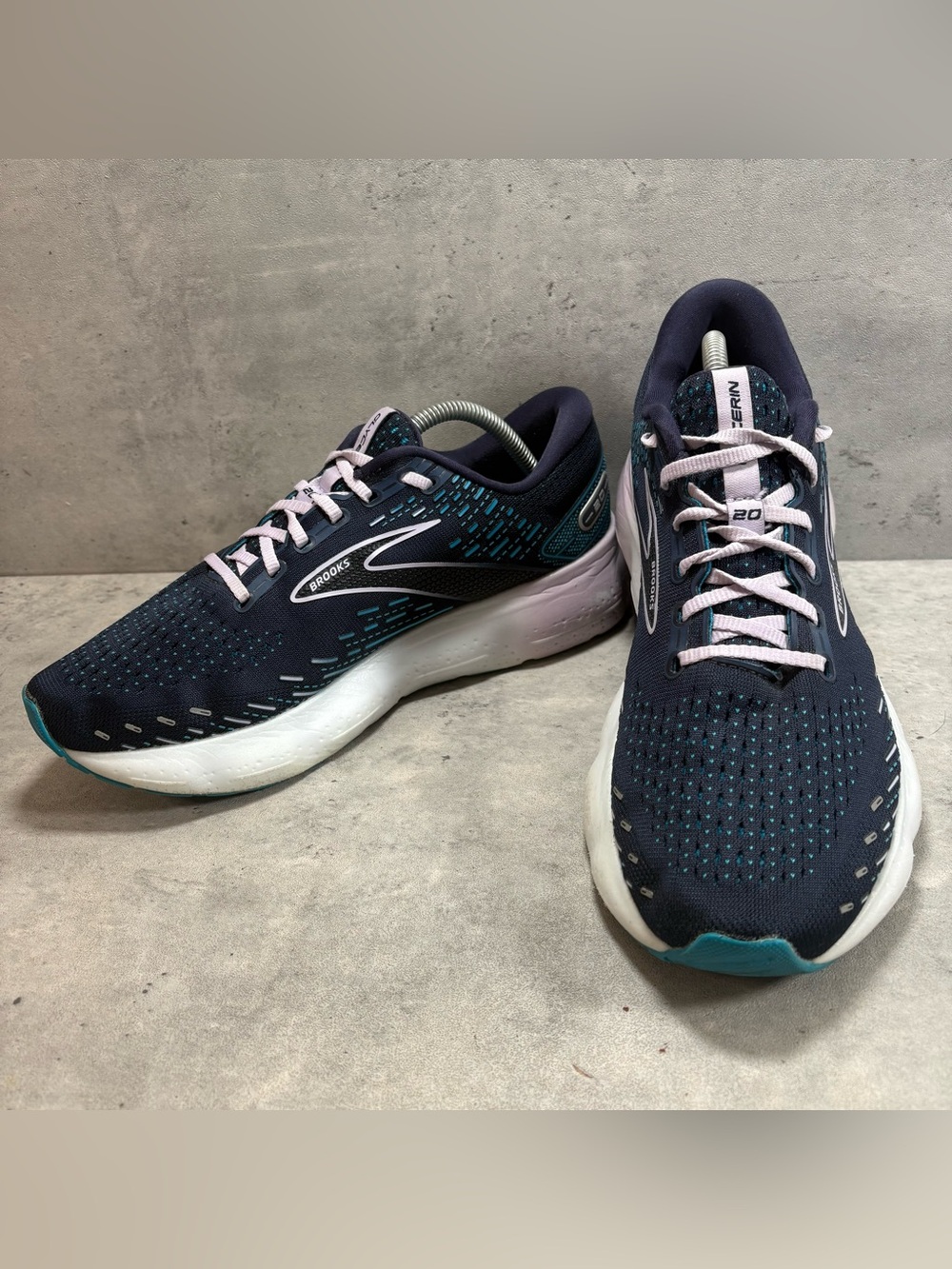 Brooks Glycerin GTS 20 Women's Size 11B Pink Blue Running Shoes‎ 1203701B499